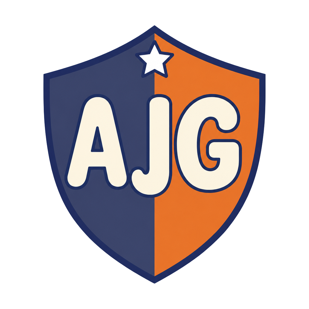 Jack Green's AJG shield, the Sound Adventure crest